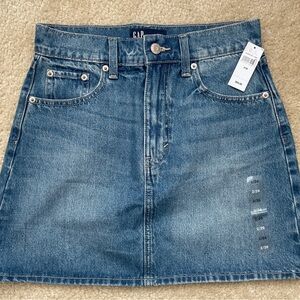 GAP Women's Denim Blue Mini Skirt